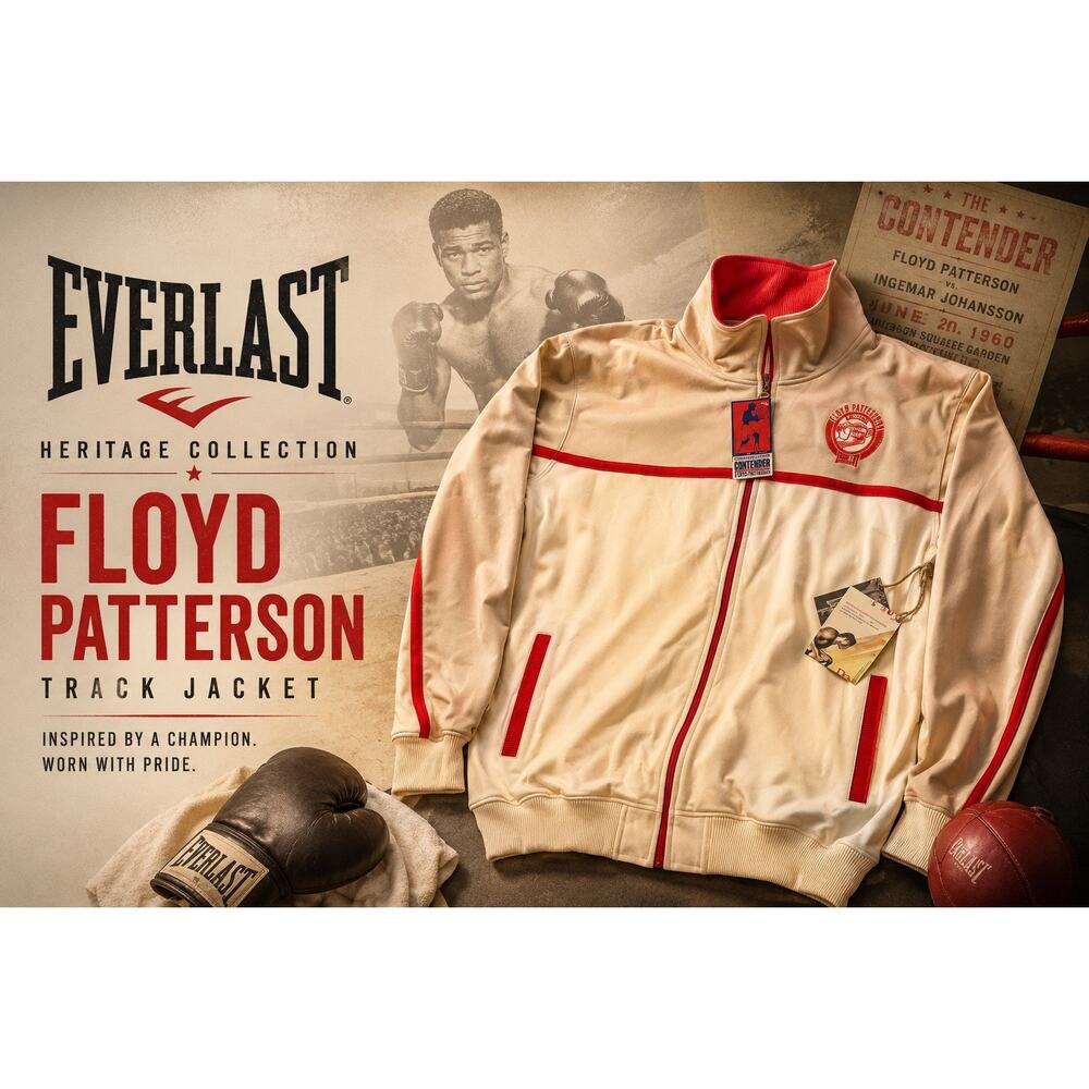 NWT Everlast Heritage Floyd Patterson Track Jacket – XXL, Limited Edition